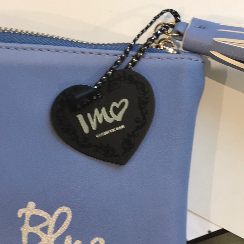 NWT SOMETHING BLUE MAKEUP BAG - Picture 4 of 4